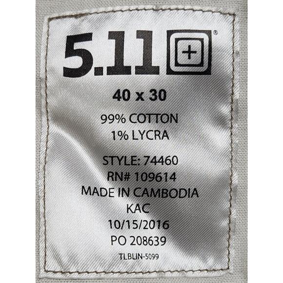 Mens FR Fire Retardant Utility Stretch Cargo Pant 40 x 30 -EMT Refinery Military - Picture 8 of 8